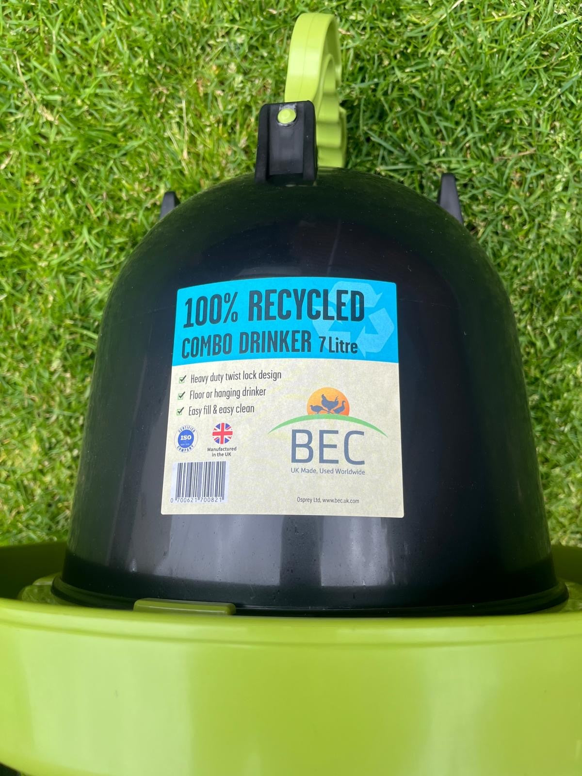 Recycled Plastic 7ltr Combo Drinker