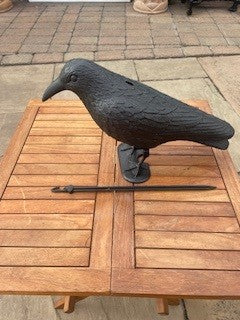 Decoy Flocked Crow